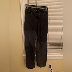 Black Hollister Jeans Ultra High Rise Dad Jean